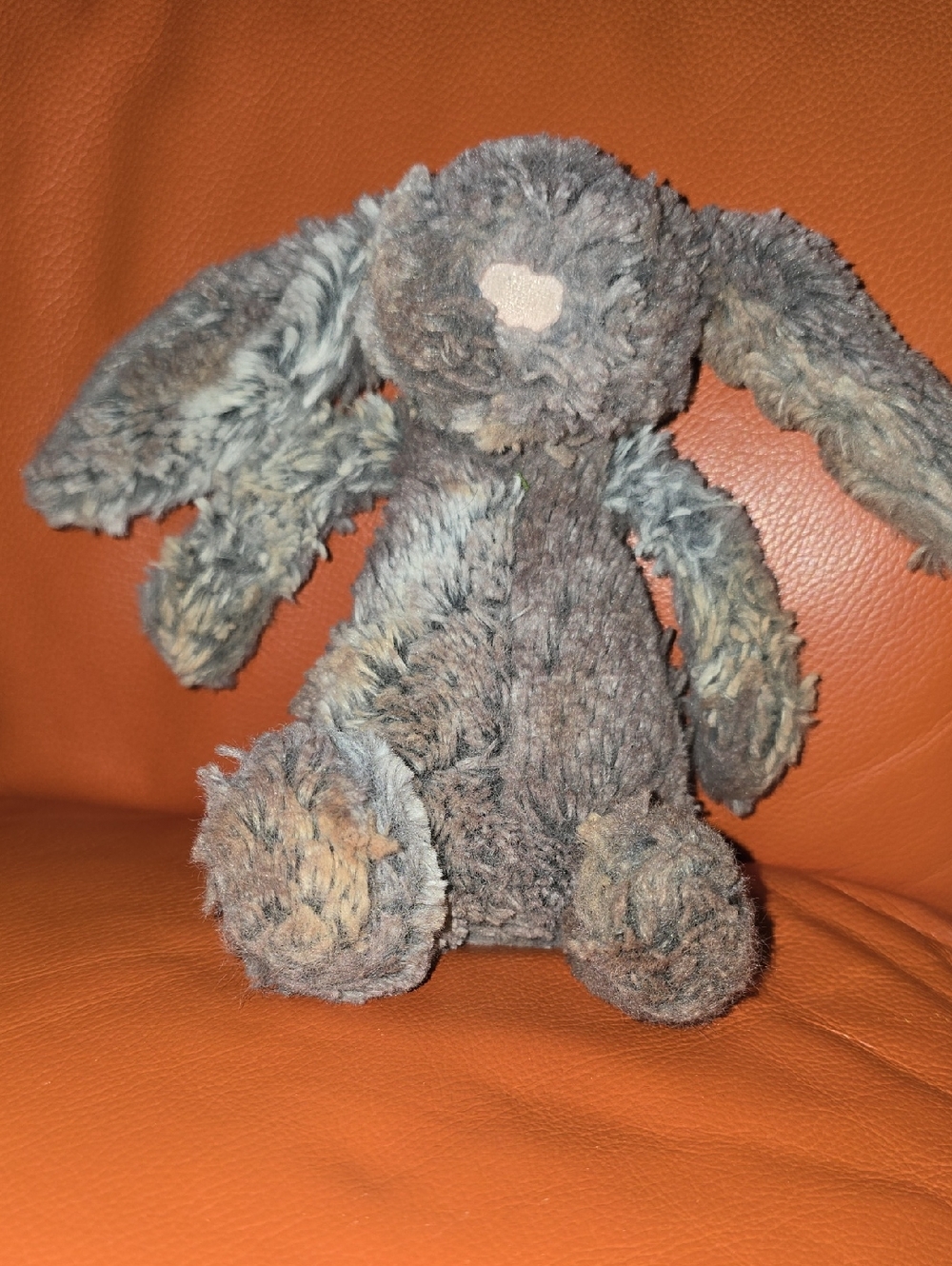Plush Grey  JellyCAT & Taupe Bunny Stuffed Animal